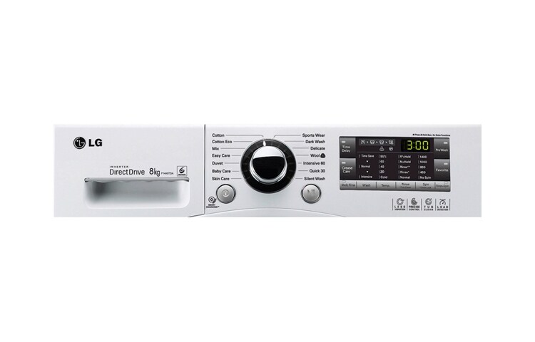 LG 1-8 kg Steam 6 Motion Direct Drive tvättmaskin, F14A8TDA