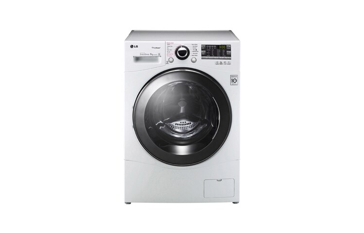 Vy framifrån av 1-8 kg Steam 6 Motion Direct Drive tvättmaskin F14A8TDSA