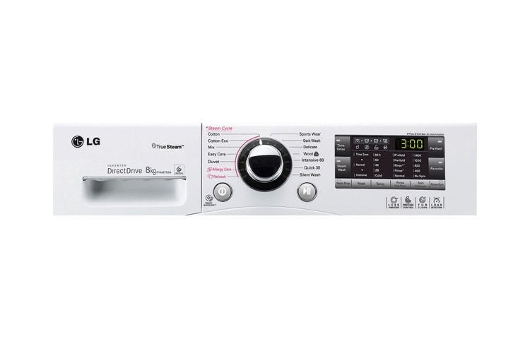LG 1-8 kg Steam 6 Motion Direct Drive tvättmaskin, F14A8TDSA