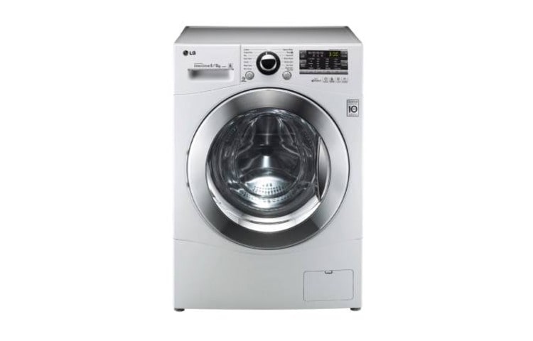 Vy framifrån av 1-8 kg 6 Motion DD tvätt/torkmaskin F14A8YD
