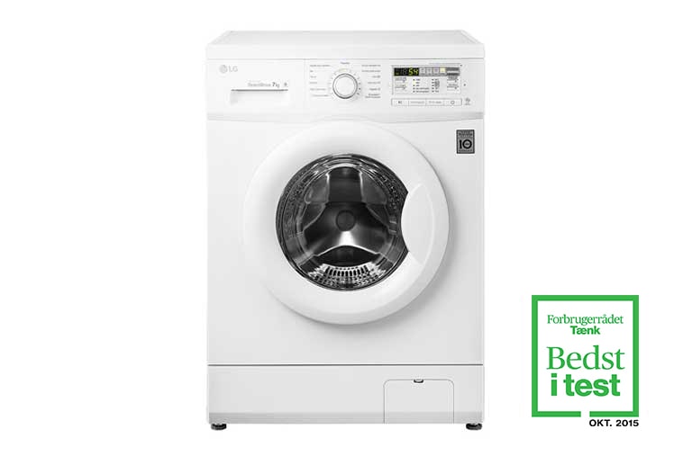 Vy framifrån av 1-7 kg Direct Drive tvättmaskin F14AW7