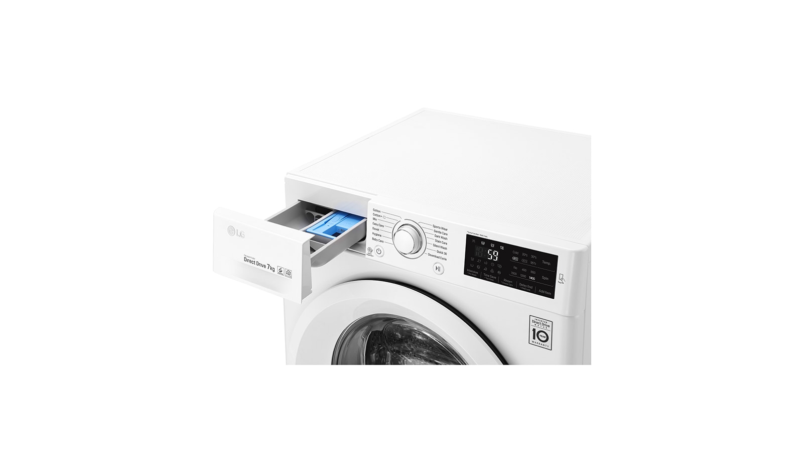 LG 1-7 kg  6 Motion Direct Drive tvättmaskin, F14AW7S