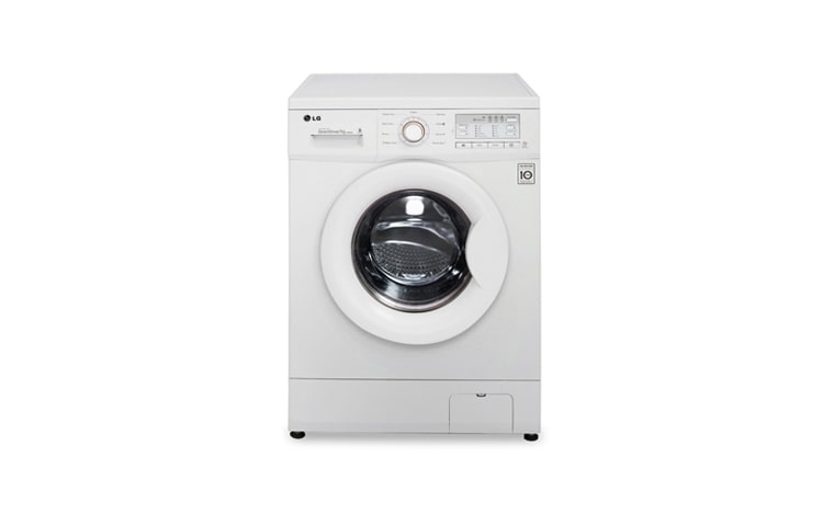 Vy framifrån av 1-7 kg 6 Motion Direct Drive tvättmaskin F14B9QDA
