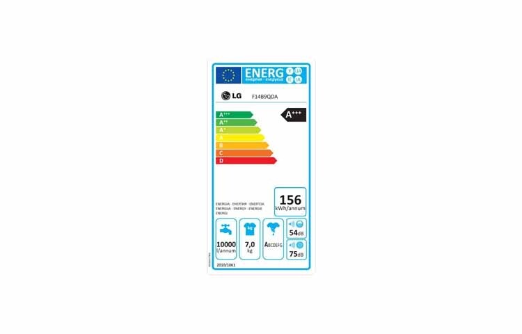LG 1-7 kg 6 Motion Direct Drive tvättmaskin, F14B9QDA