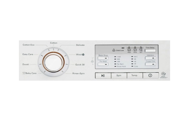 LG 1-7 kg 6 Motion Direct Drive tvättmaskin, F14B9QDA