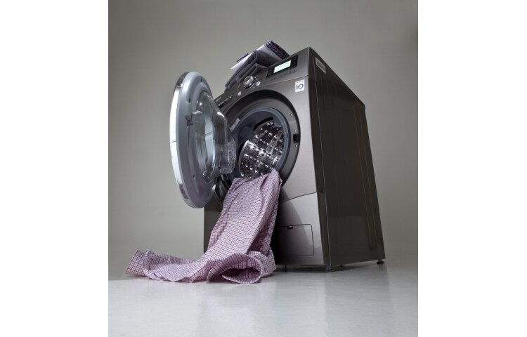 LG 1-12 kg Steam 6 Motion Direct Drive tvätt/torkmaskin , F1695RDH7