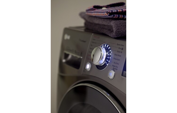 LG 1-12 kg Steam 6 Motion Direct Drive tvätt/torkmaskin , F1695RDH7
