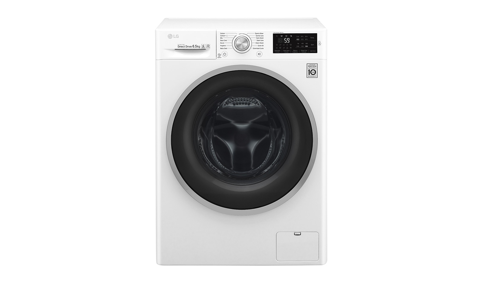 Vy framifrån av 1-6.5 kg 6 Motion Direct Drive tvättmaskin, slim (45cm djup), energiklass A&#43;&#43;&#43;  F2J6WN1W