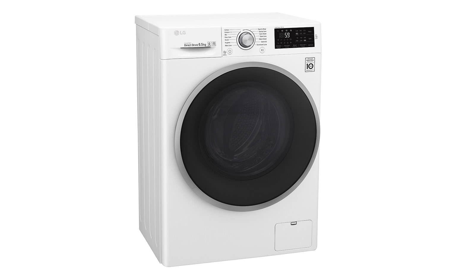 LG 1-6.5 kg 6 Motion Direct Drive tvättmaskin, slim (45cm djup), energiklass A+++ , F2J6WN1W