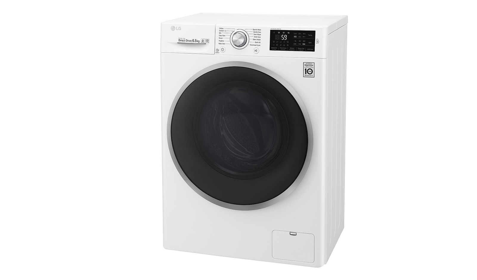 LG 1-6.5 kg 6 Motion Direct Drive tvättmaskin, slim (45cm djup), energiklass A+++ , F2J6WN1W