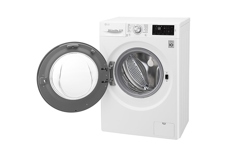 LG 1-6.5 kg 6 Motion Direct Drive tvättmaskin, slim (45cm djup), energiklass A+++ , F2J6WN1W