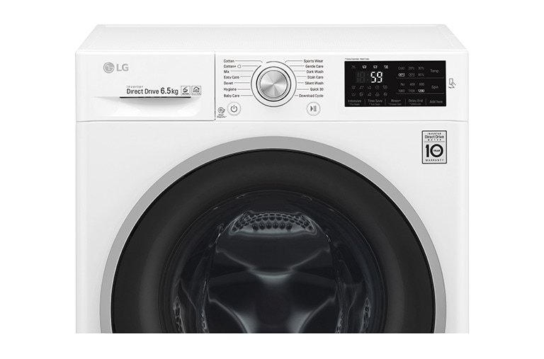 LG 1-6.5 kg 6 Motion Direct Drive tvättmaskin, slim (45cm djup), energiklass A+++ , F2J6WN1W