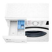 LG 7 kg Tvättmaskin(Vit) - Energiklass E, Steam, AI DD™, Smart Diagnosis™, F2WP207S0WS
