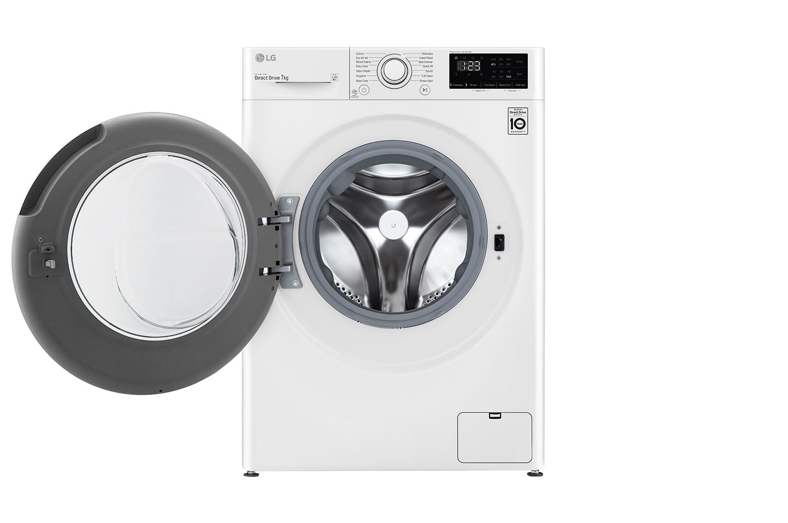 LG 7 kg Tvättmaskin(Vit) - Energiklass D, AI DD™, Smart Diagnosis™, F2WP307N0WS