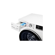 LG 8.5 kg Tvättmaskin(Vit) - Steam, Energiklass C, TurboWash™, AI DD™, Smart Diagnosis™ med Wi-Fi, F2WV708S1S