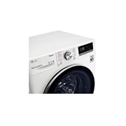 LG 8.5 kg Tvättmaskin(Vit) - Steam, Energiklass C, TurboWash™, AI DD™, Smart Diagnosis™ med Wi-Fi, F2WV708S1S