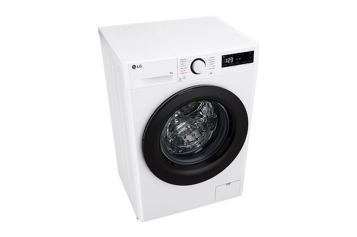 LG Slim 9 kg Tvättmaskin(Vit) - Steam, Energiklass A, AI DD™, Smart Diagnosis™, F2Y5FYP6W