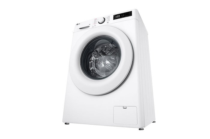 LG Slim 8 kg Tvättmaskin(Vit) - Steam, Energiklass A, AI DD™, Smart Diagnosis™, 47,5cm djup, F2Y5PYP3W