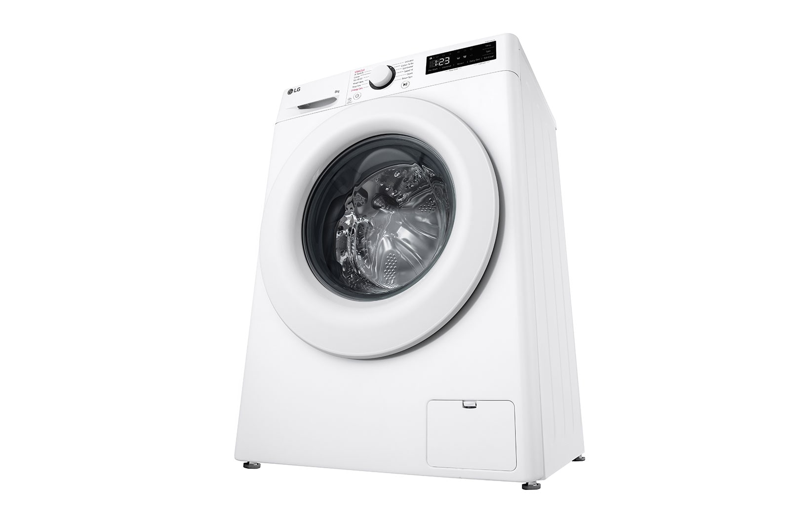 LG Slim 8 kg Tvättmaskin(Vit) - Steam, Energiklass A, AI DD™,  Smart Diagnosis™, 47,5cm djup, F2Y5PYP3W