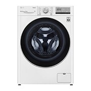 Vy framifrån av 9 kg / 5 kg Tvättmaskin/Torktumlare(Vit) - Energiklass E, AI DD™, Smart Diagnosis™ med Wi-Fi F4DV409N1W