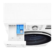 LG 9 kg / 5 kg Tvättmaskin/Torktumlare(Vit) - Energiklass E, AI DD™, Smart Diagnosis™ med Wi-Fi, F4DV409N1W