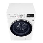 LG 8 kg / 5 kg Tvättmaskin/Torktumlare(Vit) - Steam, Energiklass E, AI DD™, Smart Diagnosis™ med Wi-Fi, F4DV508S0W