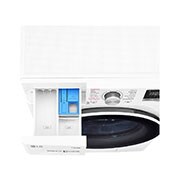 LG 8 kg / 5 kg Tvättmaskin/Torktumlare(Vit) - Steam, Energiklass E, AI DD™, Smart Diagnosis™ med Wi-Fi, F4DV508S0W