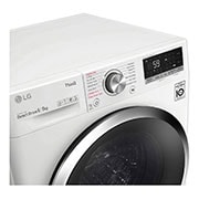 LG 8 kg / 6 kg Tvättmaskin/Torktumlare(Vit) - Steam, Energiklass E, AI DD™, Smart Diagnosis™ med Wi-Fi, F4DV508S2WE