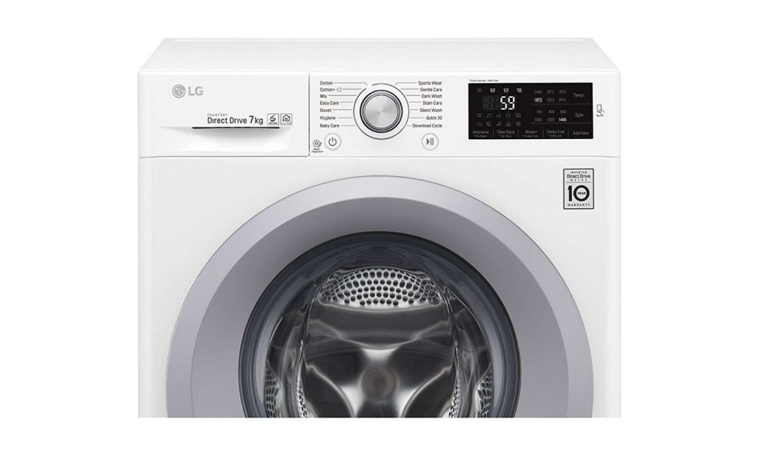 LG 1-7 kg  6 Motion Direct Drive tvättmaskin, NFC, energiklass A+++ ( -30%), F4J5QN4W