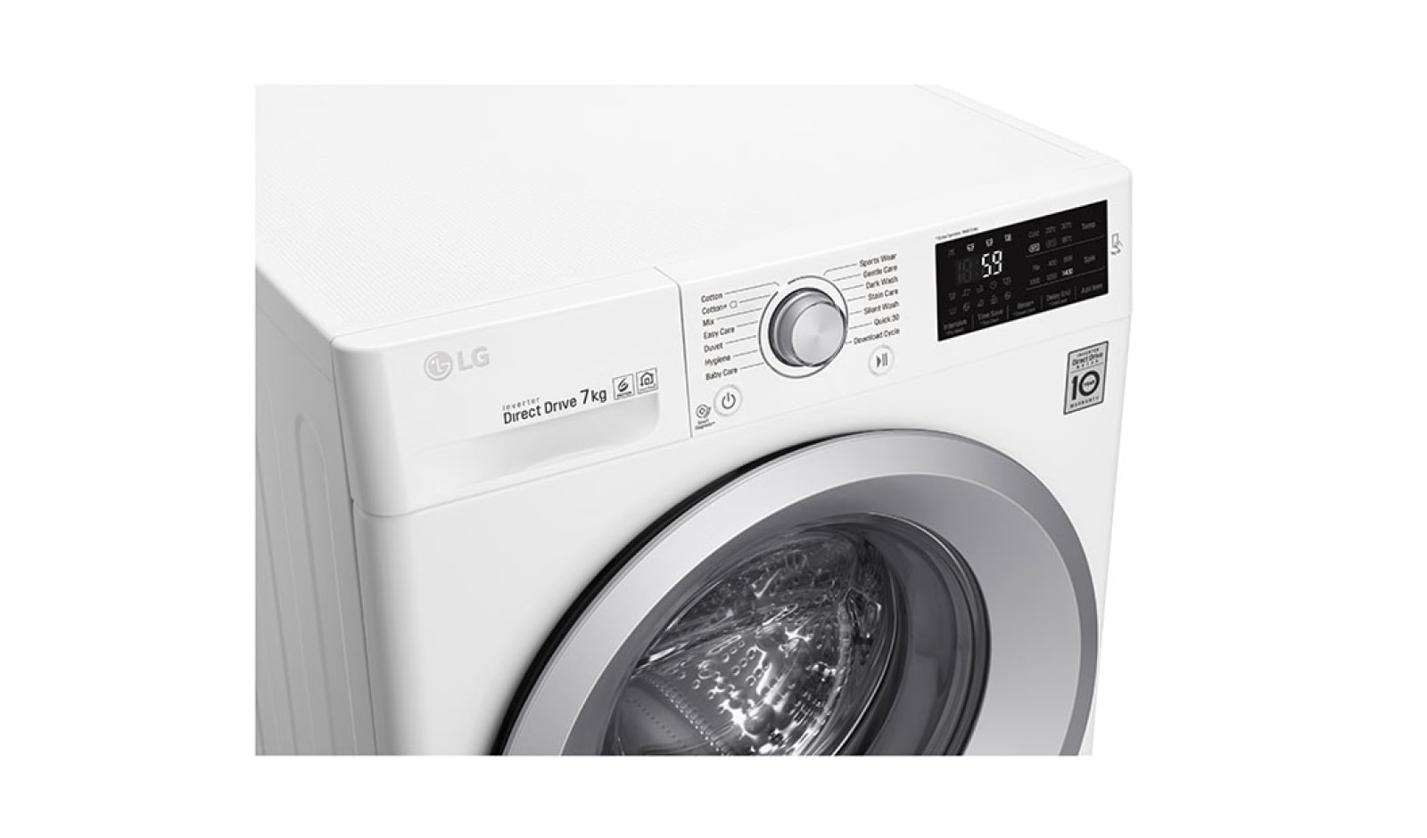 LG 1-7 kg  6 Motion Direct Drive tvättmaskin, NFC, energiklass A+++ ( -30%), F4J5QN4W