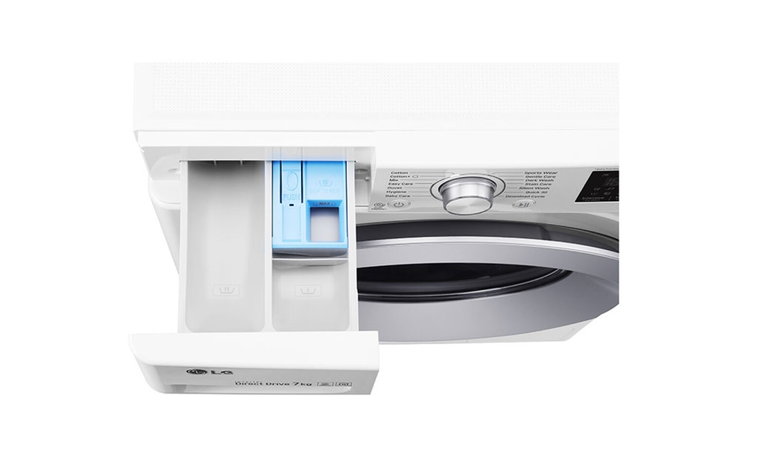 LG 1-7 kg  6 Motion Direct Drive tvättmaskin, NFC, energiklass A+++ ( -30%), F4J5QN4W