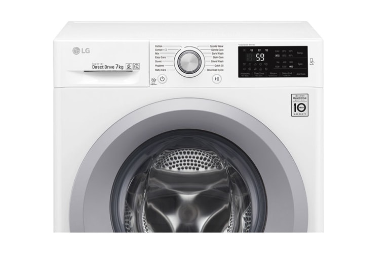 LG 1-7 kg  6 Motion Direct Drive tvättmaskin, NFC, energiklass A+++ ( -30%), F4J5QN4W