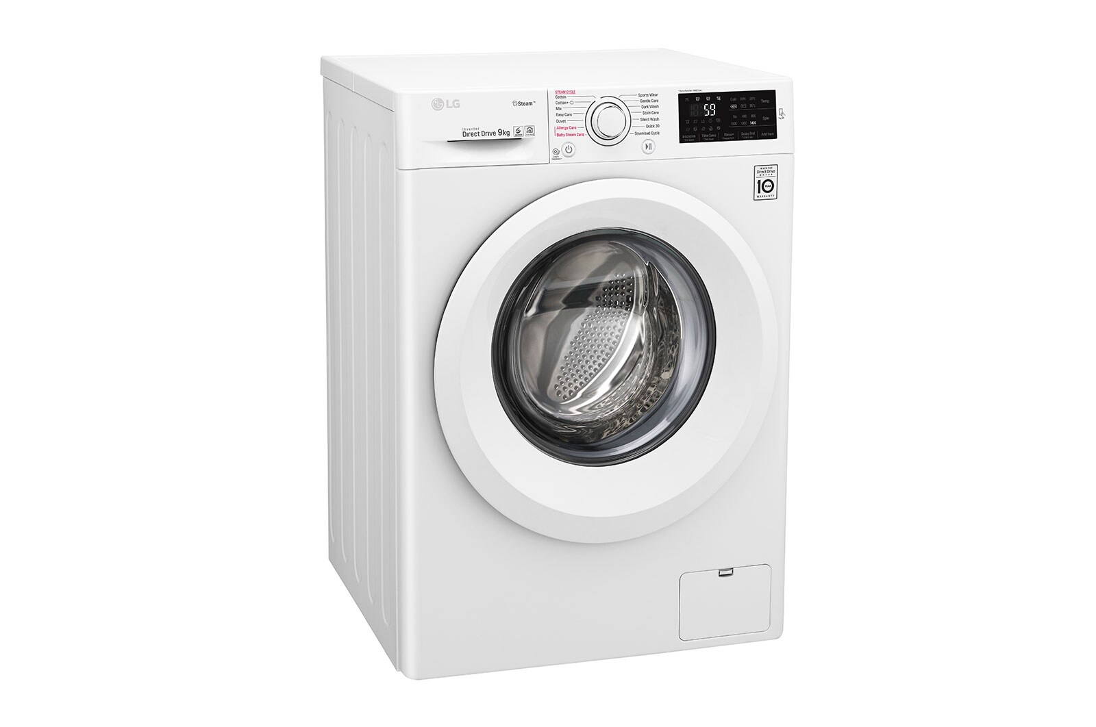 LG 1-9 kg Spa Steam & NFC, 6 Motion Direct Drive tvättmaskin, energiklass A+++ ( -20%), F4J5VY3W