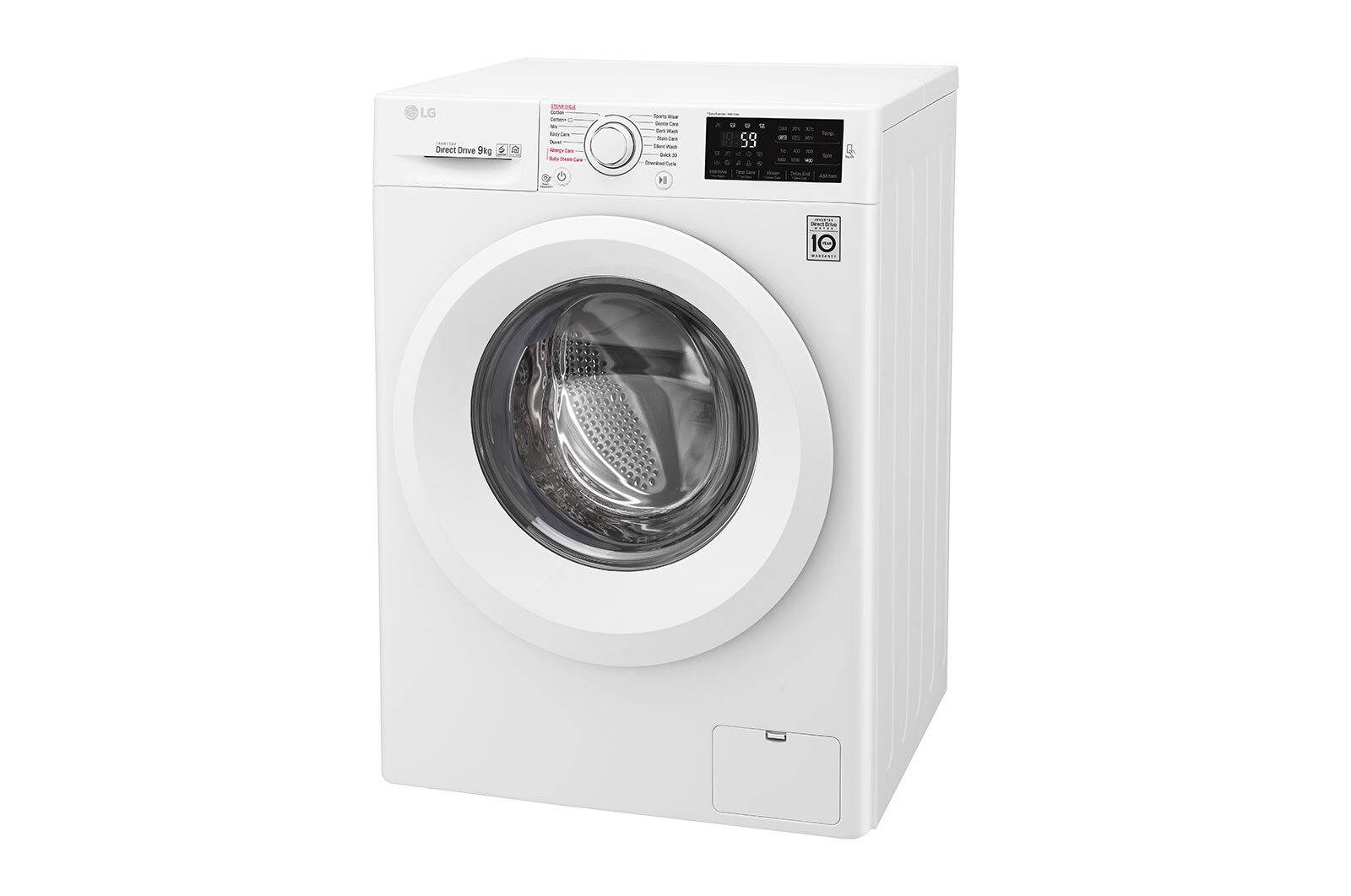 LG 1-9 kg Spa Steam & NFC, 6 Motion Direct Drive tvättmaskin, energiklass A+++ ( -20%), F4J5VY3W