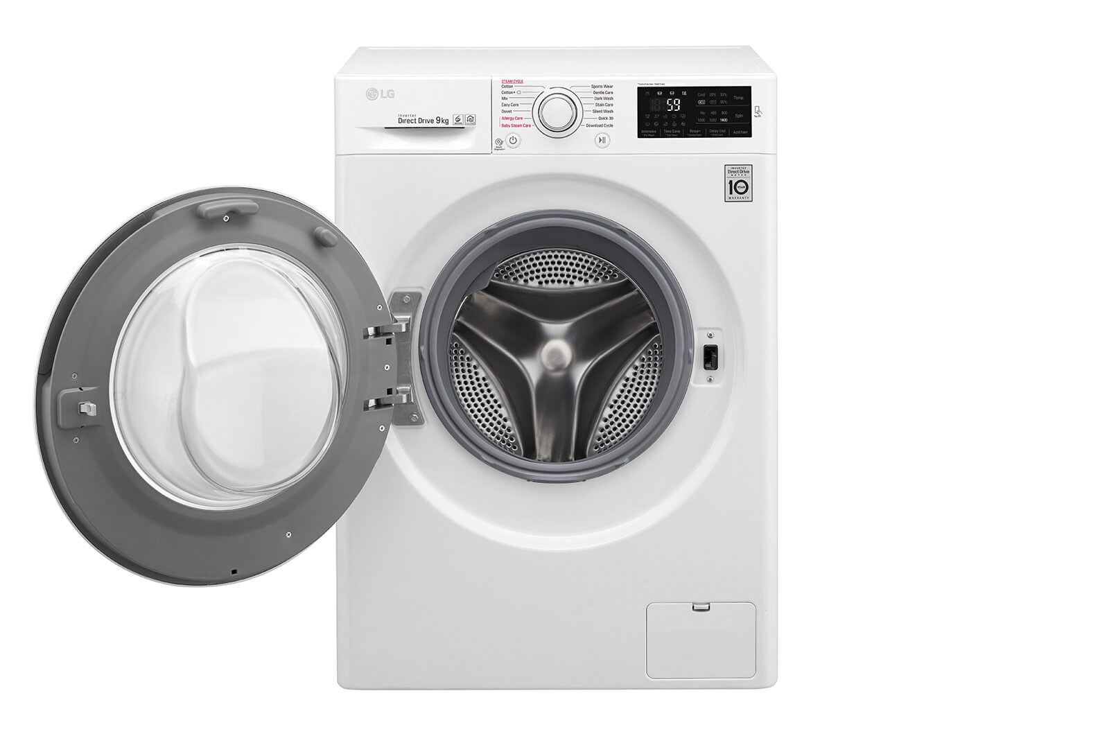 LG 1-9 kg Spa Steam & NFC, 6 Motion Direct Drive tvättmaskin, energiklass A+++ ( -20%), F4J5VY3W