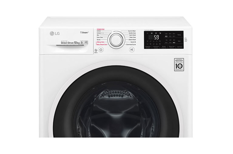 LG 1-10 kg Spa Steam & NFC, 6 Motion Direct Drive tvättmaskin, energiklass A+++ ( -40%), F4J6JY0W
