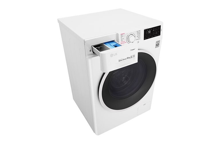 LG 1-10 kg Spa Steam & NFC, 6 Motion Direct Drive tvättmaskin, energiklass A+++ ( -40%), F4J6JY0W