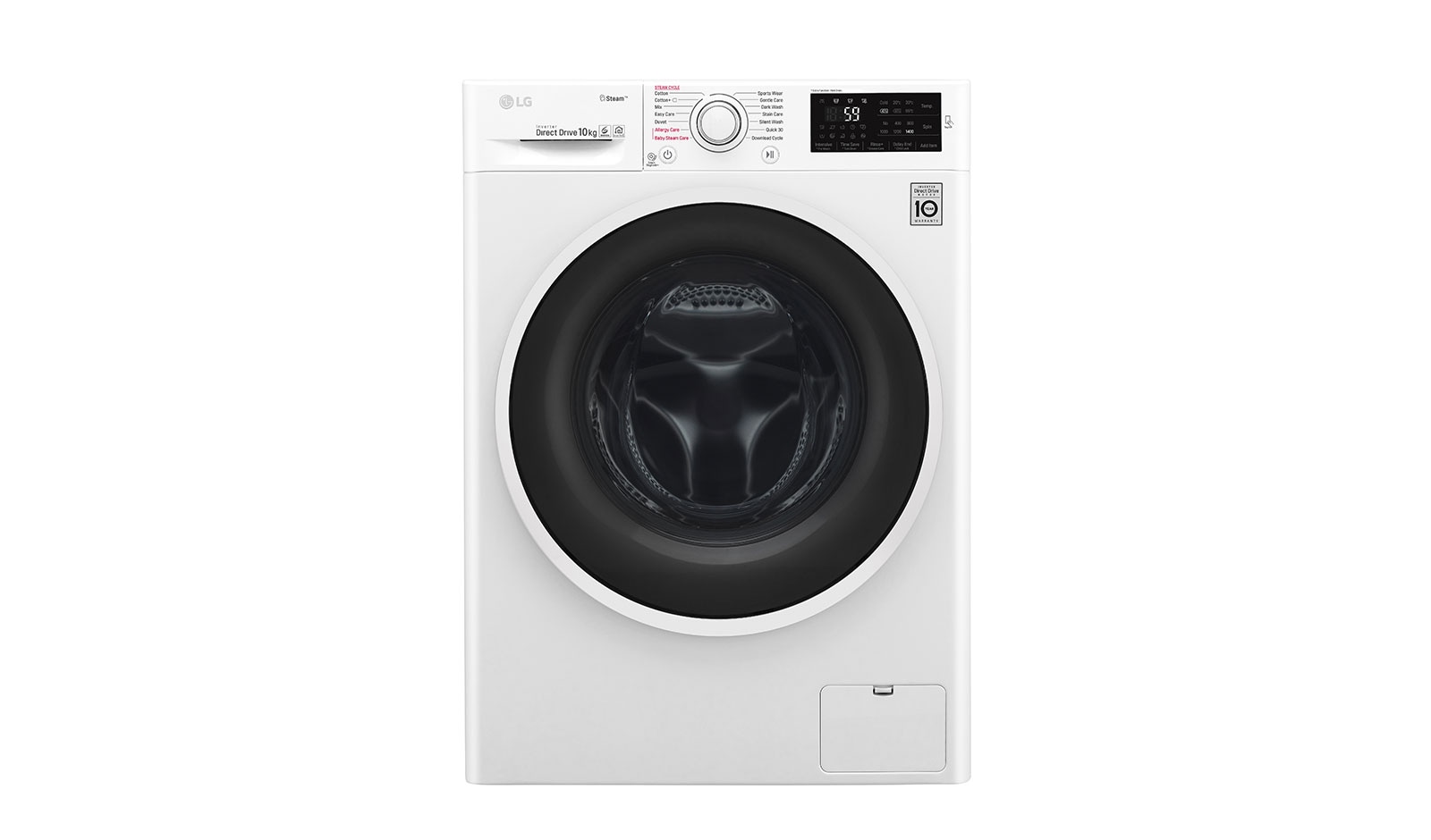 Vy framifrån av 1-10 kg Spa Steam &amp; NFC, 6 Motion Direct Drive tvättmaskin, energiklass A&#43;&#43;&#43; ( -40%) F4J6JY0W