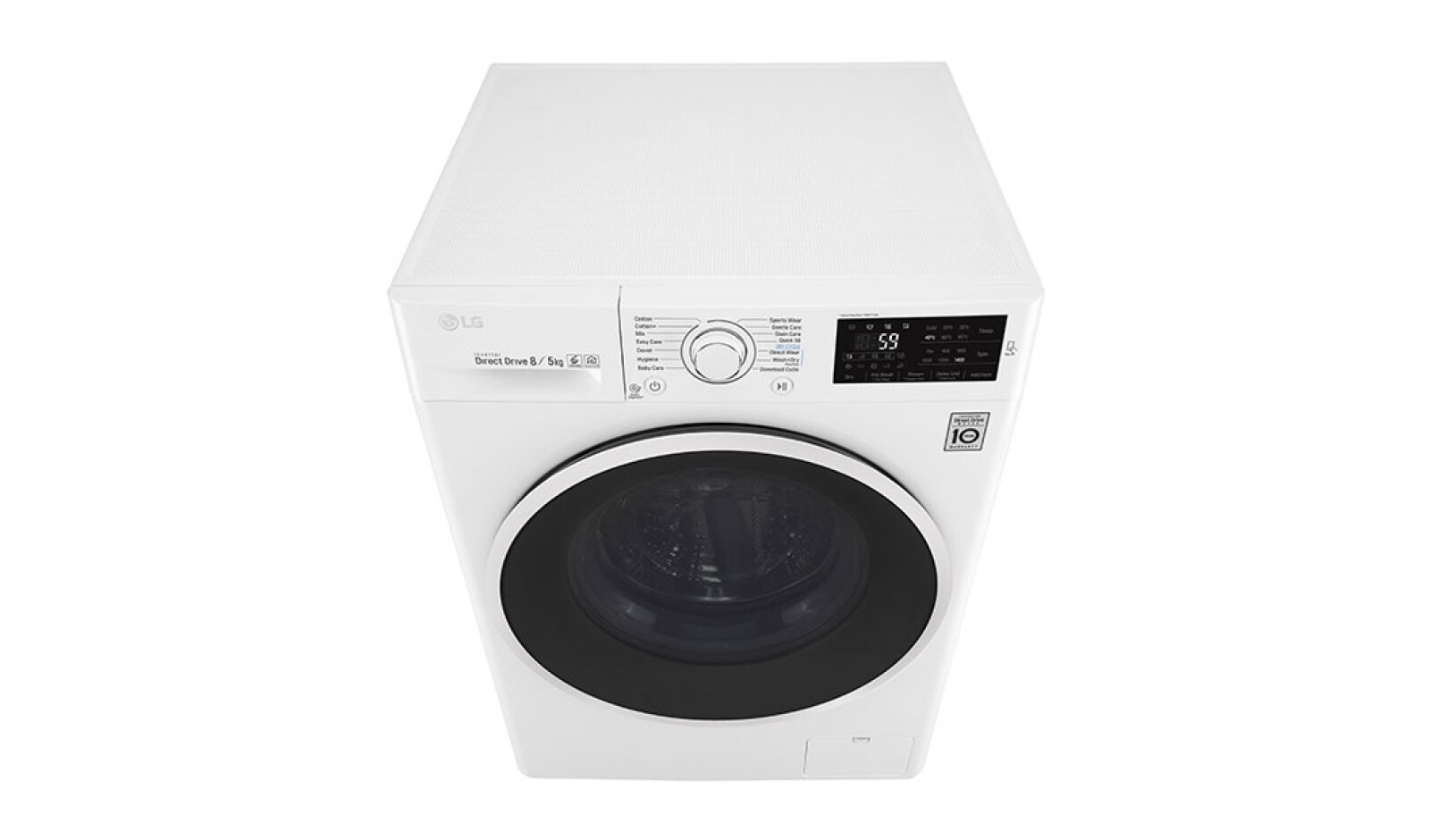 LG 1-8 kg / 1-5 kg 6 Motion Direct Drive Kombinerad tvätt/tork, NFC & energiklass A , F4J6TM0W