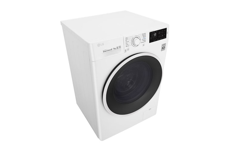 LG 1-8 kg / 1-5 kg 6 Motion Direct Drive Kombinerad tvätt/tork, NFC & energiklass A , F4J6TM0W