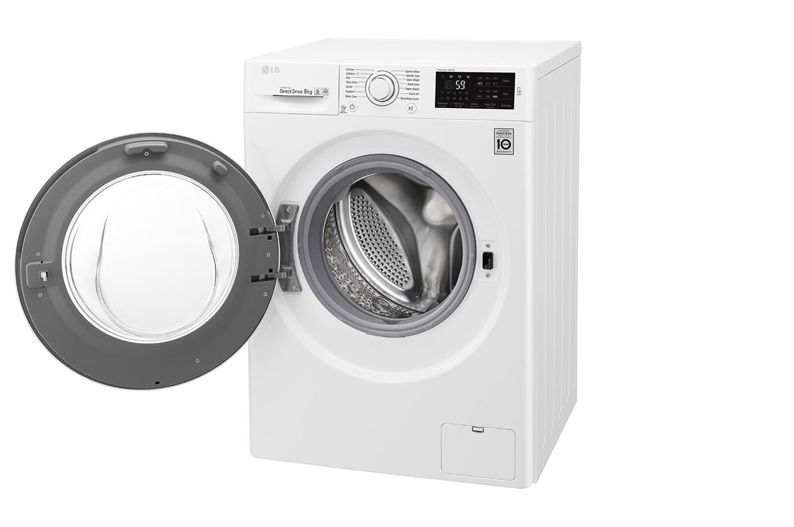 LG 1-9 kg 6 Motion Direct Drive tvättmaskin, NFC, energiklass A+++ ( -20%), F4J6VN0W
