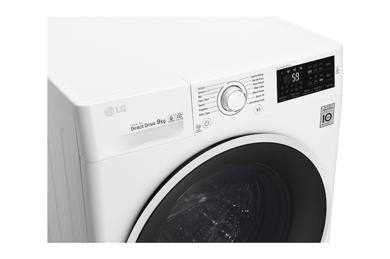 LG 1-9 kg 6 Motion Direct Drive tvättmaskin, NFC, energiklass A+++ ( -20%), F4J6VN0W