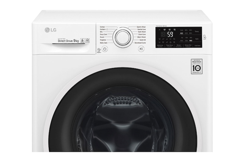 LG 1-9 kg 6 Motion Direct Drive tvättmaskin, NFC, energiklass A+++ ( -20%), F4J6VN0W