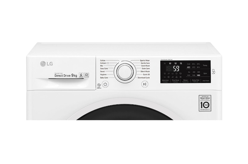 LG 1-9 kg 6 Motion Direct Drive tvättmaskin, NFC, energiklass A+++ ( -20%), F4J6VN0W