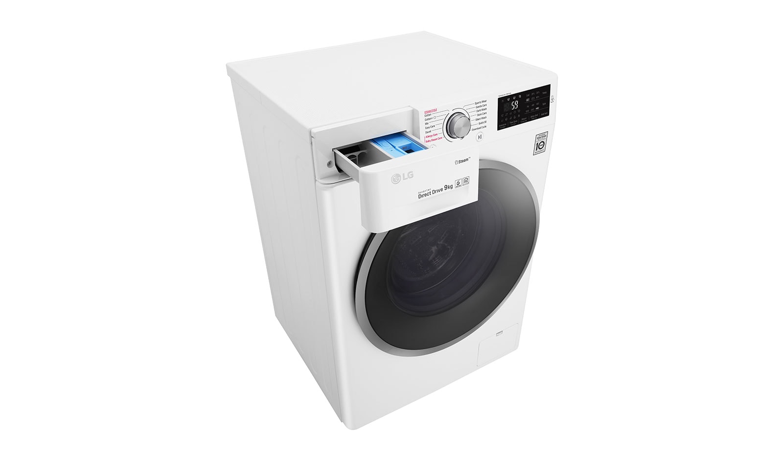 LG 1-9 kg Spa Steam & NFC, 6 Motion Direct Drive tvättmaskin, energiklass A+++ ( -20%), F4J6VY1W
