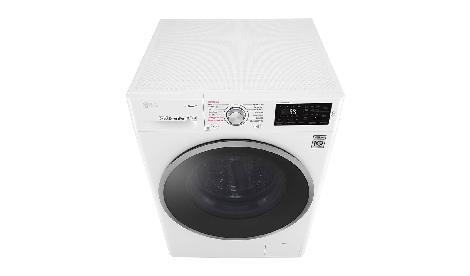 LG 1-9 kg Spa Steam & NFC, 6 Motion Direct Drive tvättmaskin, energiklass A+++ ( -20%), F4J6VY1W