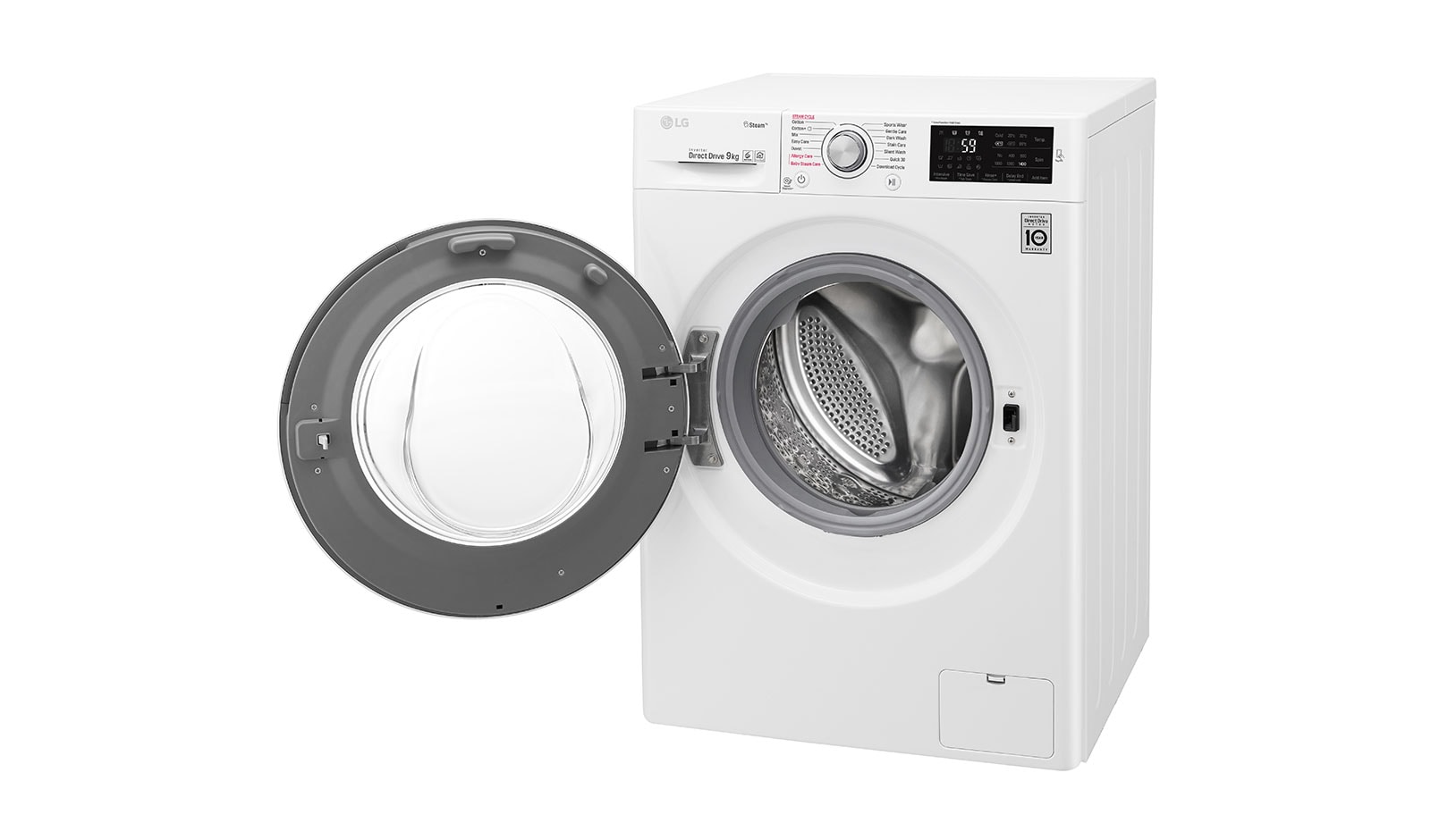 LG 1-9 kg Spa Steam & NFC, 6 Motion Direct Drive tvättmaskin, energiklass A+++ ( -20%), F4J6VY1W