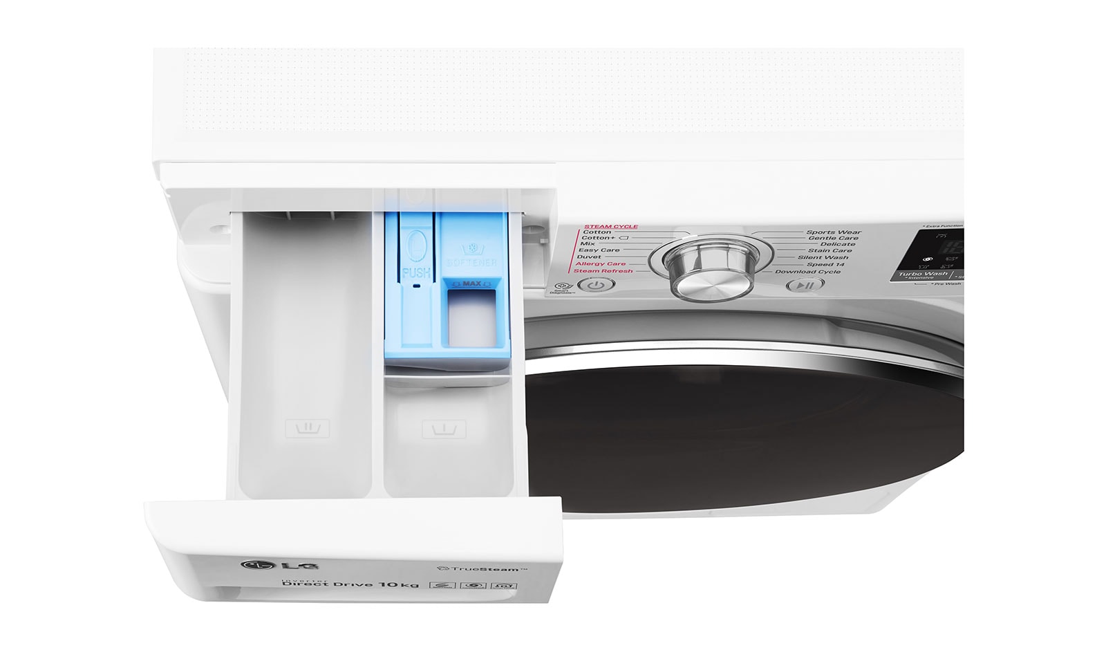 LG 1-10 kg TurboWash™ & True Steam™, Wi-Fi, 6 Motion Direct Drive tvättmaskin, F4J8JS2W
