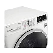 LG Tvätt (9kg) och tork (8kg)-paket (Vitt), Energiklass B/A++, F4RHV580