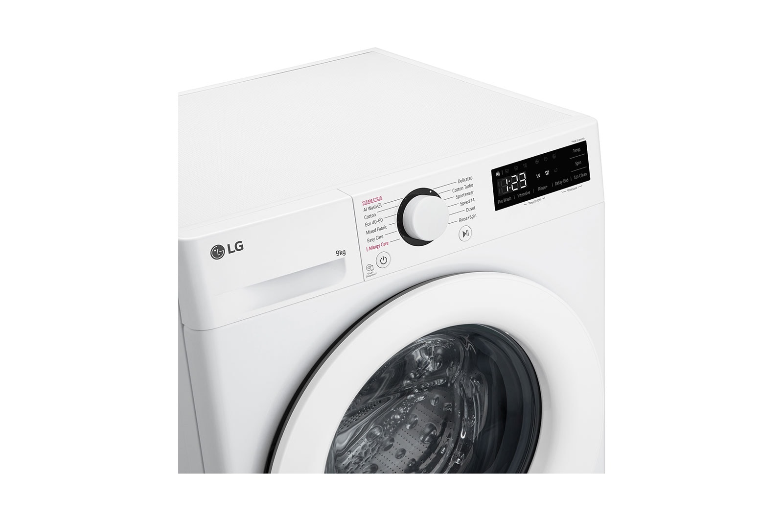 LG Tvätt (9kg) och tork (8kg)-paket (Vitt), Energiklass A/A++, F4RHY580